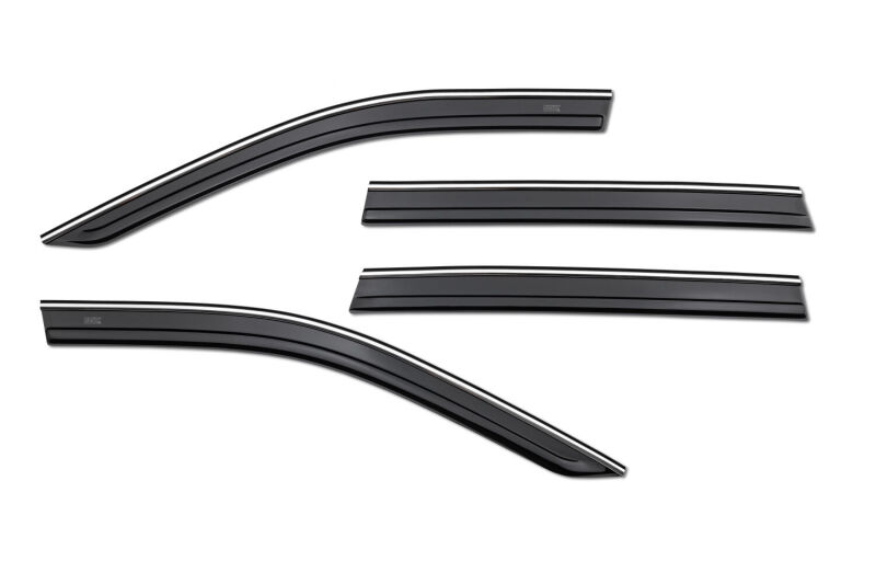 Toyota RAV4 Ventvisor - Husky Liners - Low Profile (4pc) - Smoke with Chrome Trim - `19-`24
